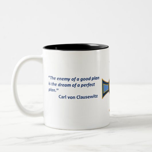 主義の人信号のマグ ツートーンマグカップ (左)