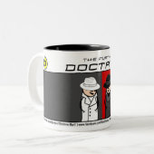 主義の人!! "スパイ私達を"はコーヒー・マグ好みます ツートーンマグカップ (正面左)