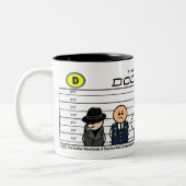 主義の人!! 通常の容疑者のマグ ツートーンマグカップ (左)