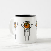 主義の人「YMCA」のマグ ツートーンマグカップ (正面左)