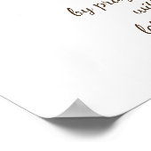 主聖なる書物、 経典の鳥への信頼の励ましベビー ポスター (角)