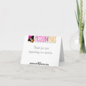 主要なあらいぐま猫Notecard カード (裏面)