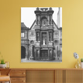 主要なファードの中央�部分 キャンバスプリント (インサイチュ (リビング))