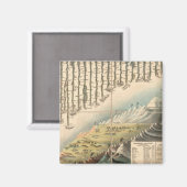 主要な山々の比較高所 マグネット (正面/裏面)