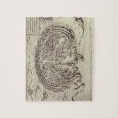 「主要な町の劇場からのローデスの眺め、 ジグソーパズル (縦)