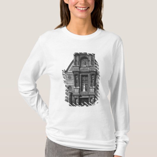 主要なfa�adeの中央一部分 tシャツ (正面)