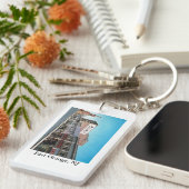 主要なStの東のオレンジNJのヴィンテージ キーホルダー (正面右)