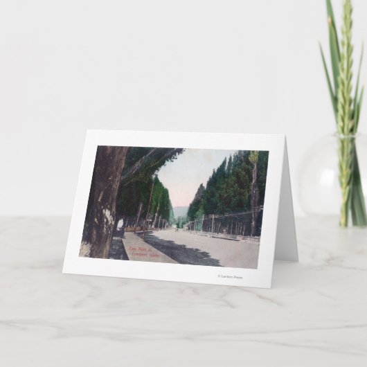 主要なStreetLewistonの東の意見、ID シーズンカード (正面)