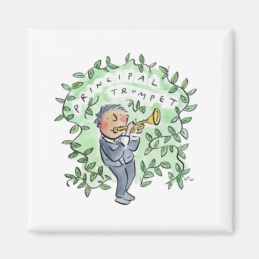 主要トランペット マグネット (正面)