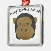 主要ボトル洗浄機 メタルオーナメント (左)