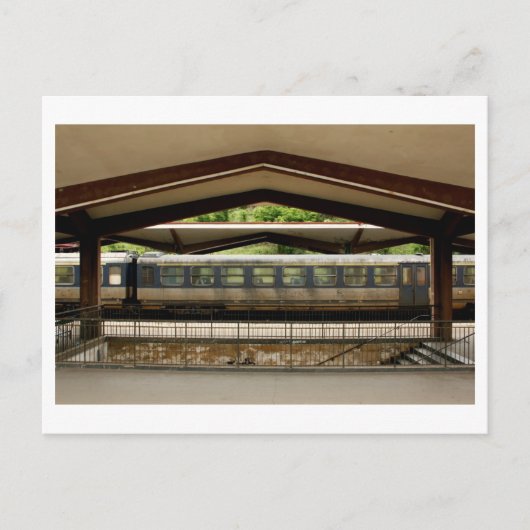 主要駅サラエボ。 ポストカード (正面)