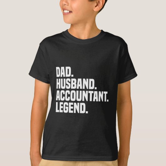 主計理士伝説会計税理士 Tシャツ (正面)