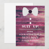 主賓として参加してほしいという依頼の招待状 招待状 (正面/裏面)