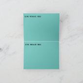 主賓になってくれてありがとう！ 編集可能 サンキューカード (内部)