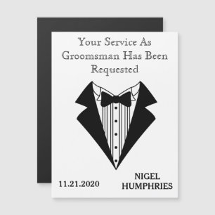 主賓や婚約者へのリマインダー マグネット招待状