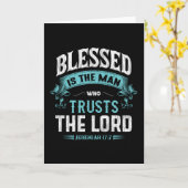 主賛美クリスチャンを信頼する人だ カード (黄色い花)