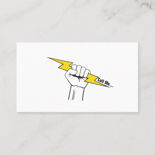 主電気技師 名刺 (裏面)