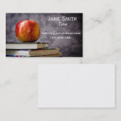 主題のためのフリーの個人教師か先生 名刺 (正面/裏面)