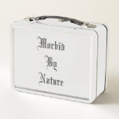 "主、ロンドン"の黒いペストのランチボックスの慈悲があります メタルランチボックス (裏面)