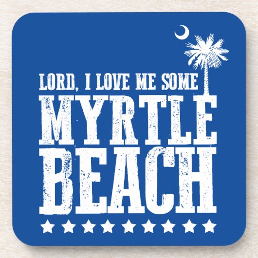 主、私は私をMyrtle Beach愛します コースター (正面)