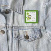 主、聖なる書物、 経典、鳥に新しい歌を歌う 缶バッジ (インサイチュ)