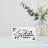 主Is Rich Kindnessのカスタムな名刺 名刺 (スタンド正面)