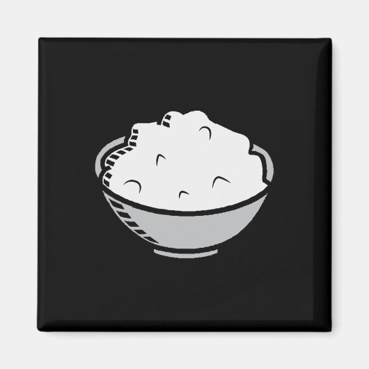 丼ご飯ハロウィーンの衣装簡単アジアの衣装 マグネット (正面)