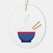 丼ご飯 セラミックオーナメント (左)