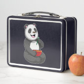 丼ラーメンのパンダ メタルランチボックス (インサイチュ)