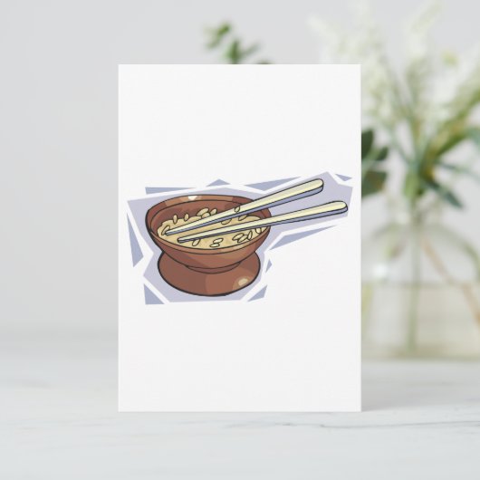 丼飯招待状 招待状 (スタンド正面)