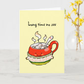 久しぶりに会う カード (黄色い花)