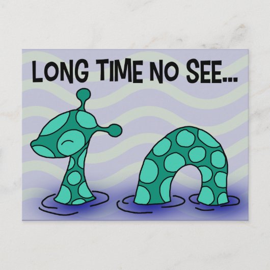 久しぶり ポストカード (正面)