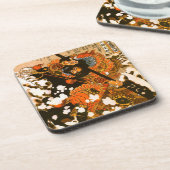 久世宝作長黒番スタリオン国芳ファインアート コースター (左側)