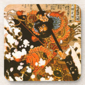 久世宝作長黒番スタリオン国芳ファインアート コースター (正面)