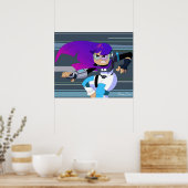 久保田美子グリッチテクス ポスター (キッチン)