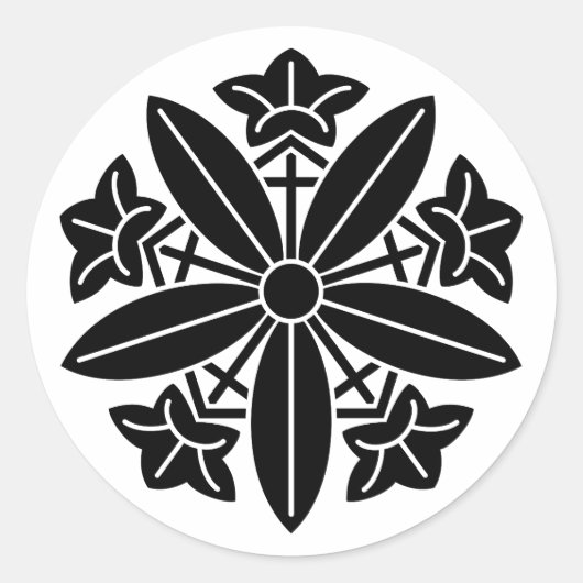 久我竜胆車 ラウンドシール (正面)