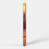 久留島海峡大橋と久留志のぼんやりした夕日 SAMSUNG GALAXYケース (右側面)