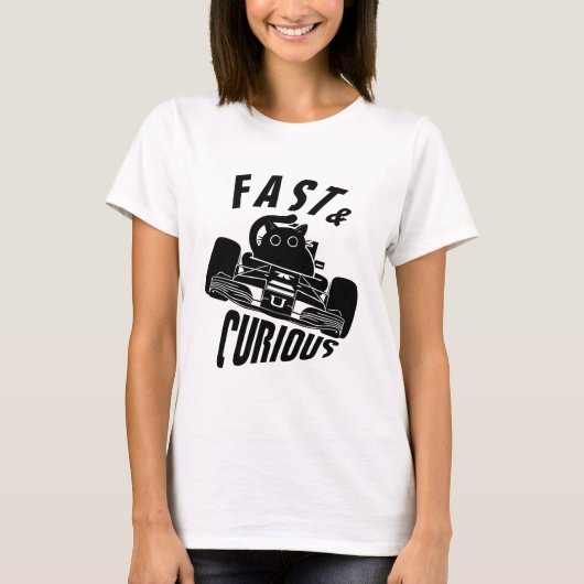 乗おもしろいり心地の良い車 Tシャツ (正面)