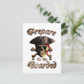 乗おもしろい港に備えた海賊 ポストカード (スタンド正面)