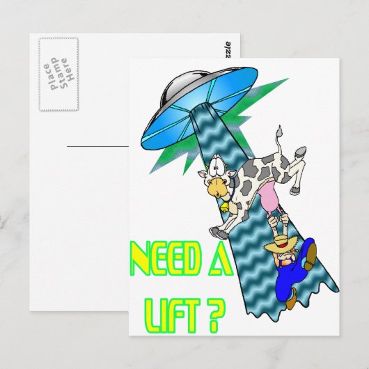 乗せて？ ポストカード (正面/裏面)