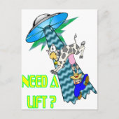 乗せて？ ポストカード (正面)