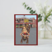 乗っちゃえカウガール ポストカード (スタンド正面)