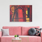 乗りたい キャンバスプリント (インサイチュ (リビング))