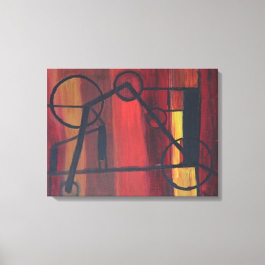 乗りたい キャンバスプリント (正面)