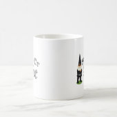乗りますか、または死んで下さい コーヒーマグカップ (中央)