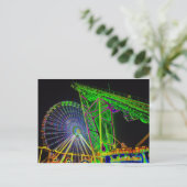 乗りカラフル物 ポストカード (スタンド正面)