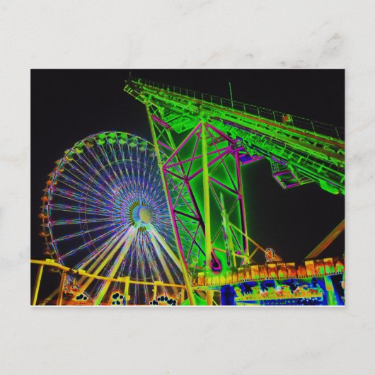 乗りカラフル物 ポストカード (正面)