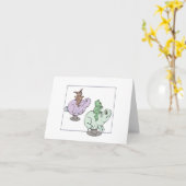 乗りメリーカード カード (黄色い花)