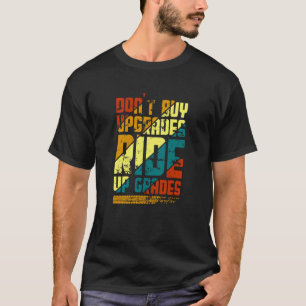 乗り上げグレード、自転車マウンテンバイクライダーブラック Tシャツ
