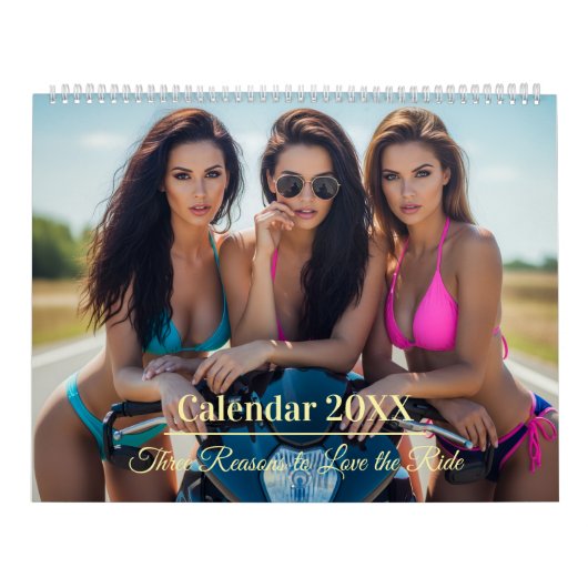 乗り心地を愛する3つの理由 – Bikini Girls カレンダー (カバー)